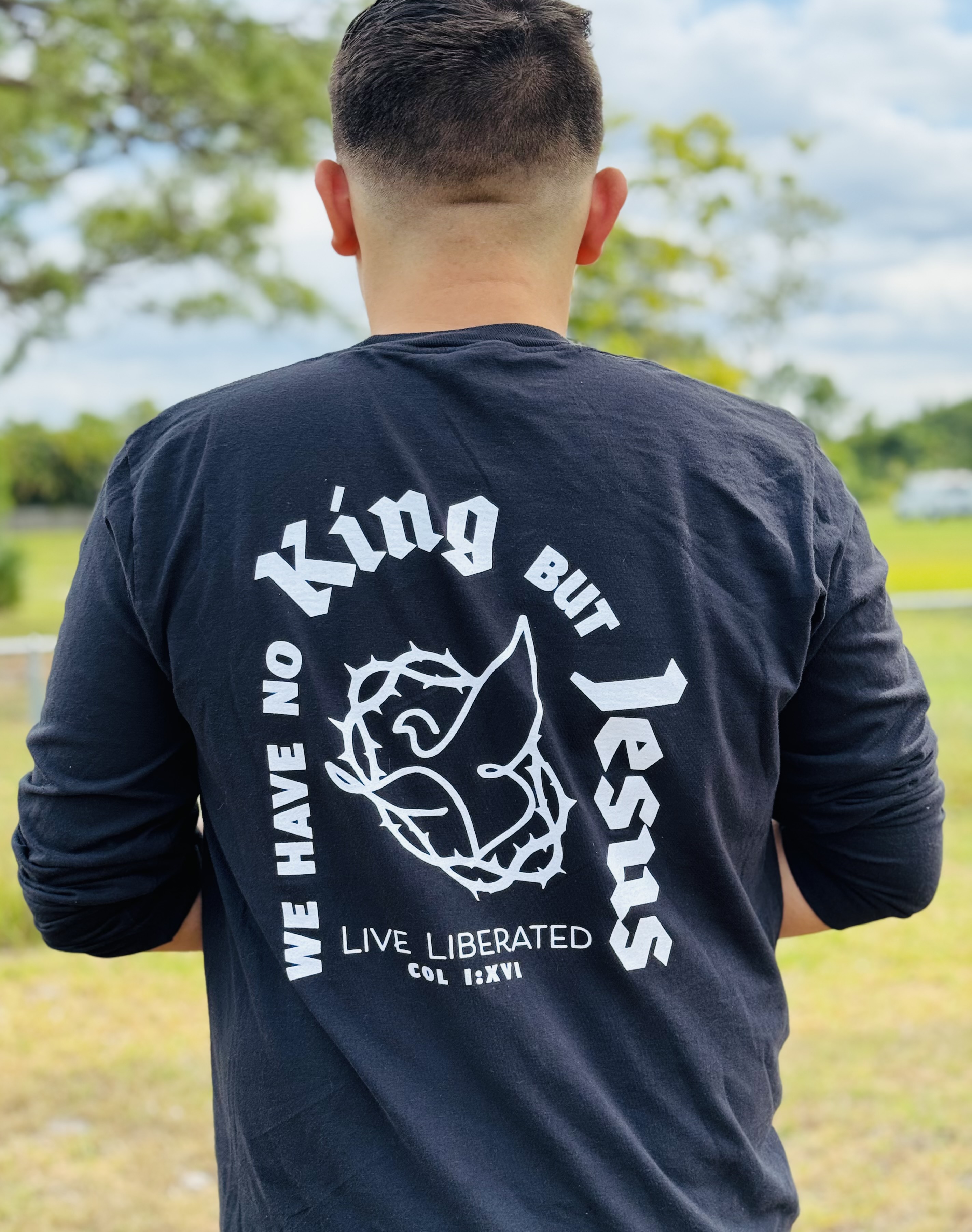 New Shirts - No King But Jesus - Long Sleeve